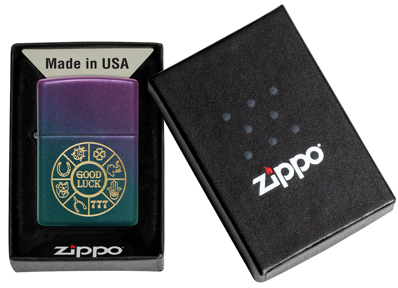 Zippo Lucky Symbols Design Zippo
